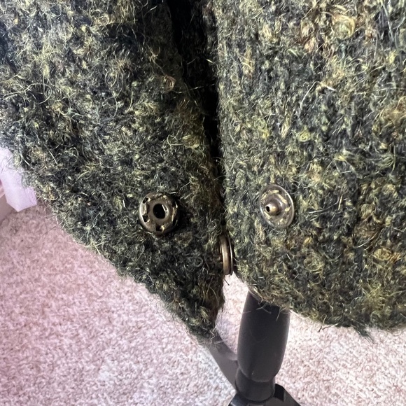 Isabel Marant Etoile - No. 1501 - Green Wool Blend Sweater w Zipper - Picture 8 of 11